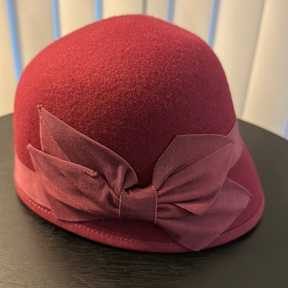 Nine West Purple Wool Hat